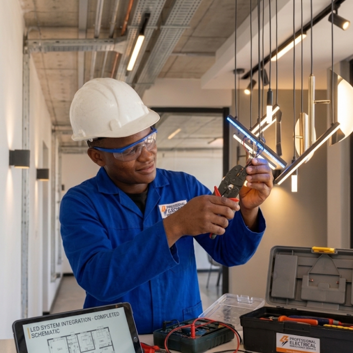 LED lighting installation services in Cape Town