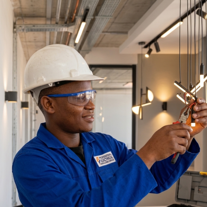 Professional lighting installation services in Cape Town