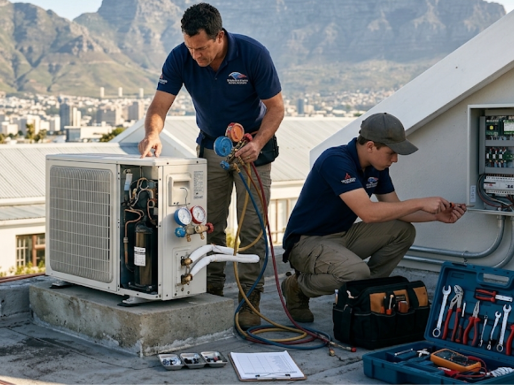 Professional aircon installation in Cape Town by an experienced air conditioning technician
